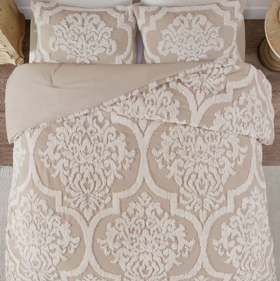 Madison Park Aeriela 3-pc. Damask and Scroll Cotton Comforter Set - Picture 2 of 5